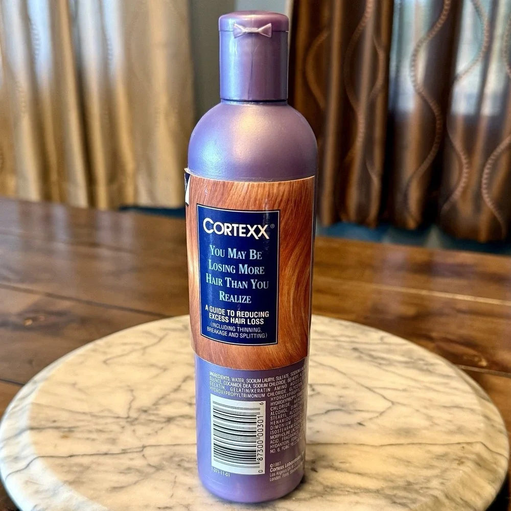 NEW! 1997 90s VTG Cortexx Gelatin Shampoo Reduces‎ Hair Loss Breakage 12oz 355ml